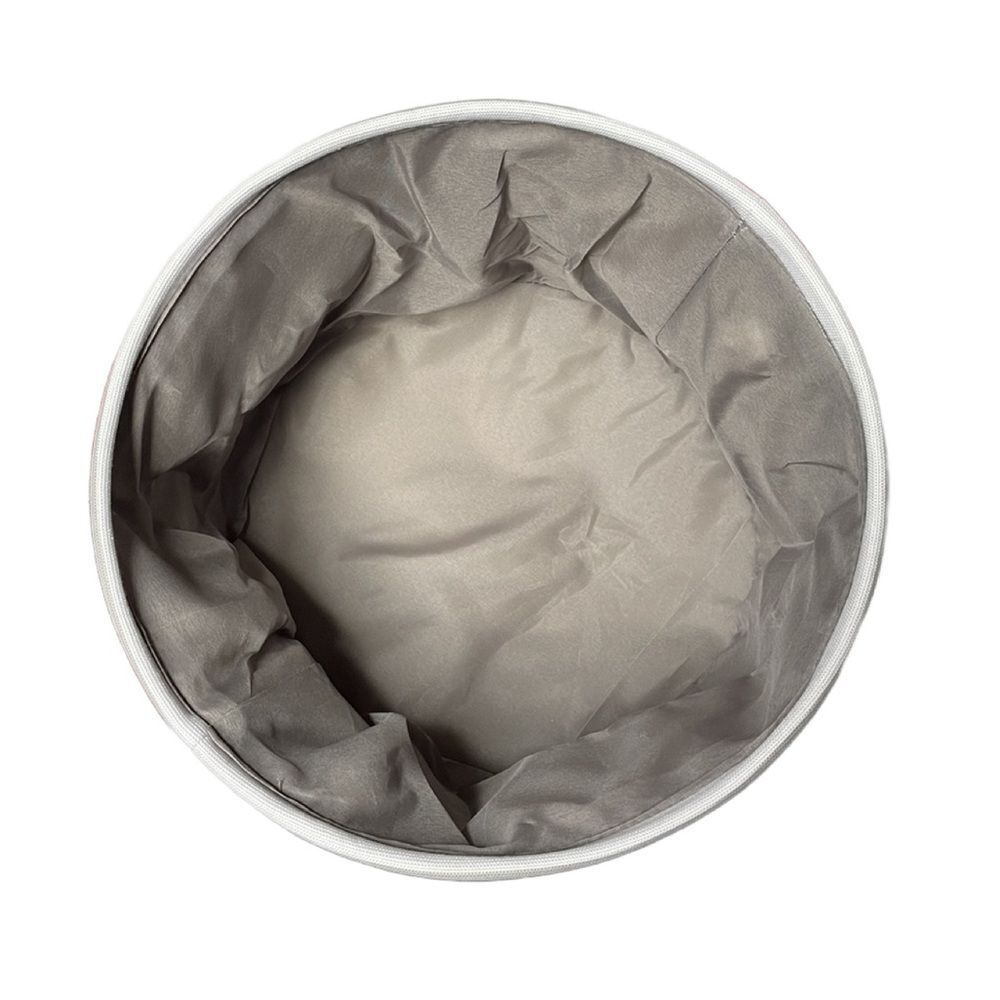 Dog’s *NEW* Light Gray & White Toy Basket w/Rope Handles (For Small Dogs) - Picture 6 of 10